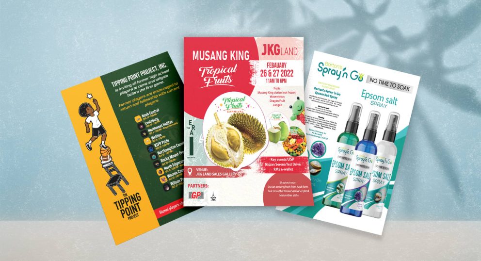 How Flyers, Posters, and Brochures Still Drive Real Sales